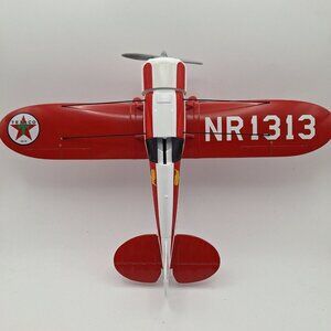 VINTAGE WINGS OF TEXACO 1930 TRAVEL AIR MODEL R "MYSTERY SHIP" METAL COIN BANK